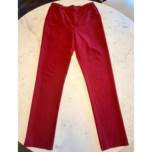 Excellent Chubbies Everywear Performance Golf Pants Maroon Sz M Inseam 32